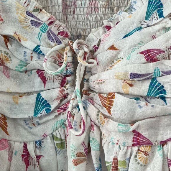 NWT Fillyboo Madame Butterfly Cotton Mini Dress XS - Picture 7 of 16